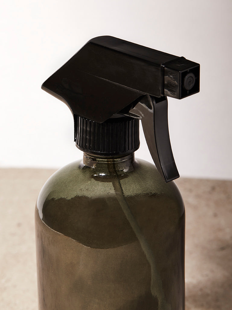 Black Glass Spray Bottle 480ml