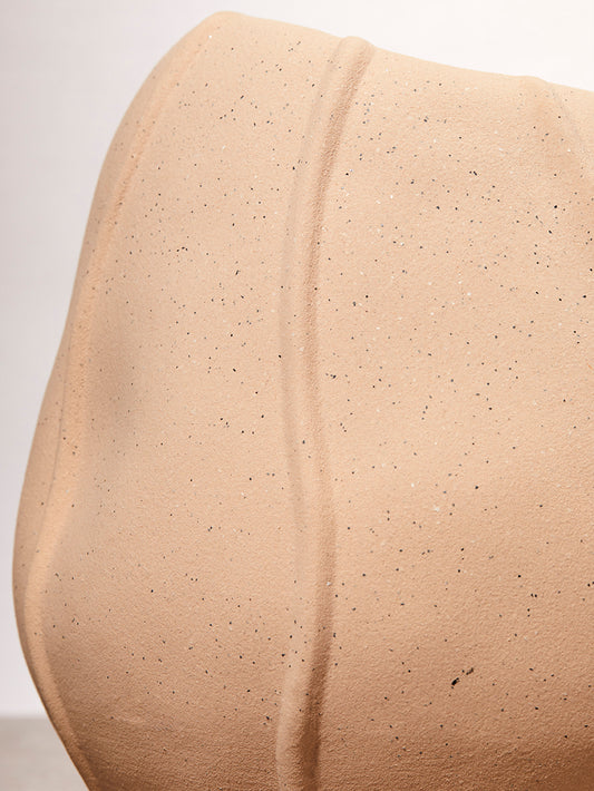 Irregular Speckle Vase Beige