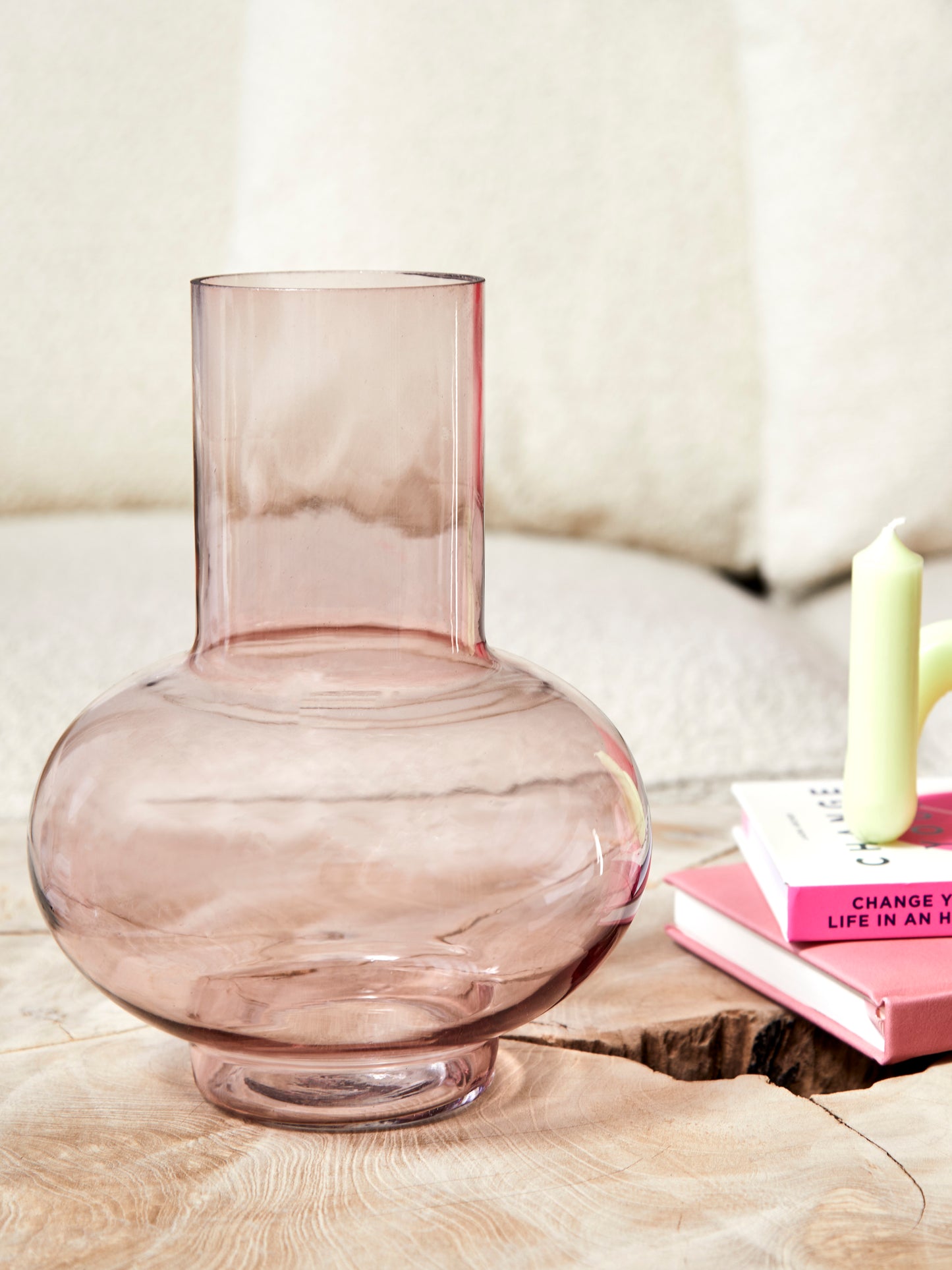 Light Pink Bubble Vase