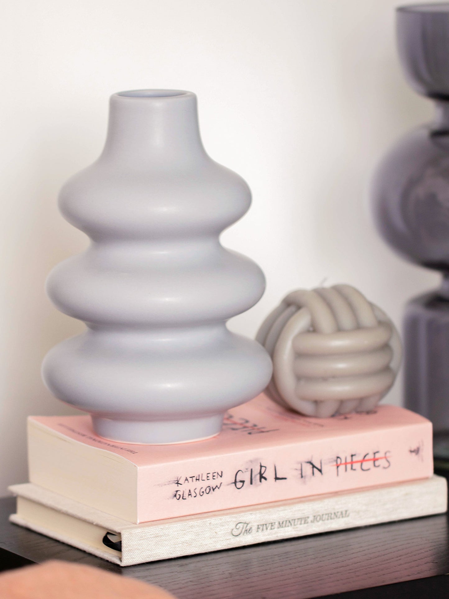 Grey Stoneware Bubble Vase